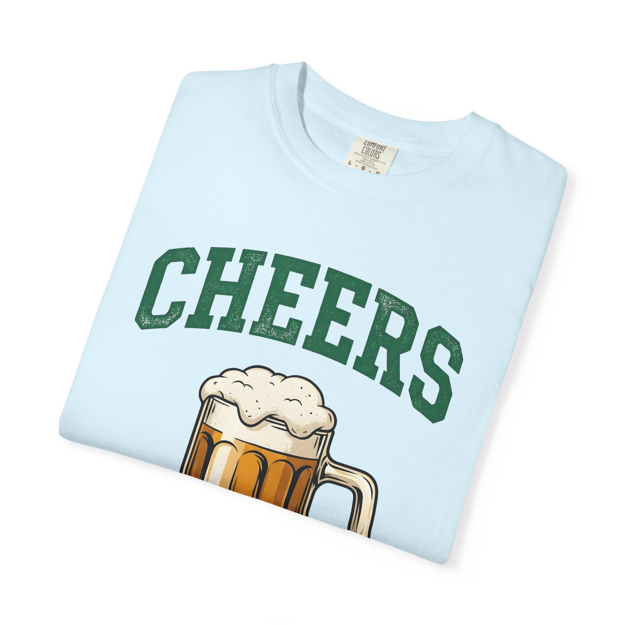 Beer Glass Shirt St Patrick's Day Alcohol Gift Women Retro Tee Pint Glass T-Shirt Beer Fan Vintage Tshirt Boozy Graphic Sketch Beer Head