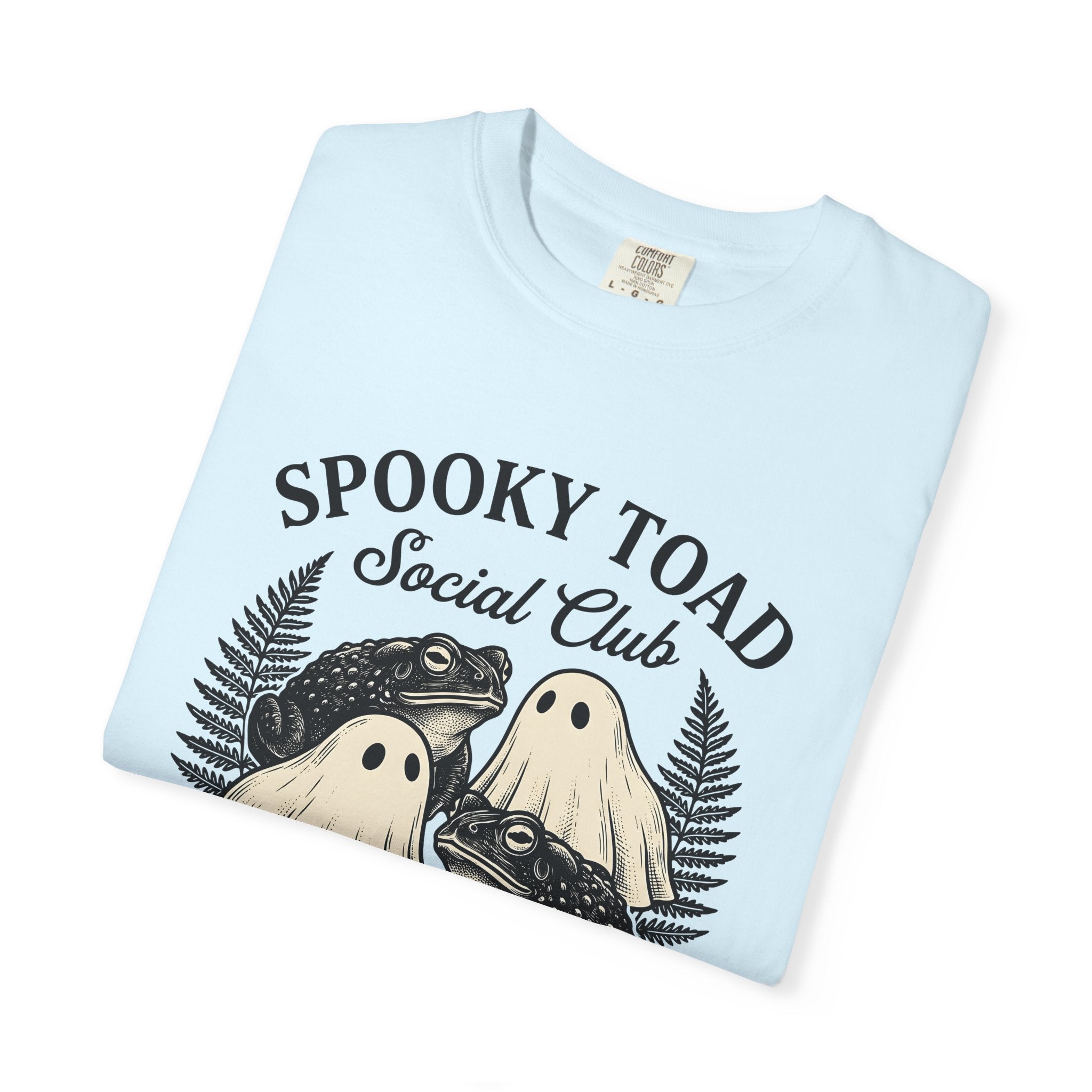 Ghost Toads Shirt Halloween Animals Gift Women Vintage Tee Toad T-Shirt Horror Fan Retro Tshirt Wildlife Graphic Hand Drawn Fern Tshirt