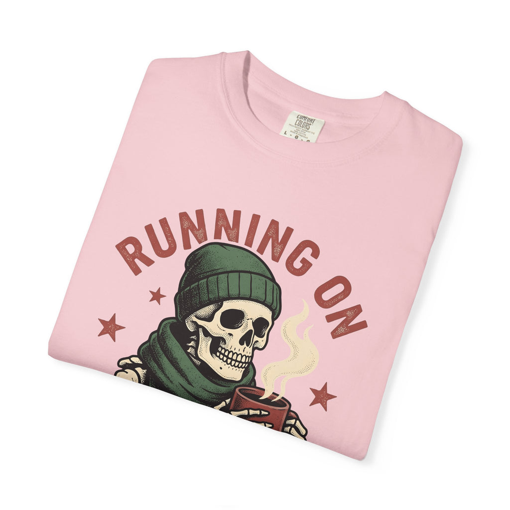 Skeleton Hot Cocoa Shirt Christmas Humor Gift Women Vintage Tee Hot Chocolate T-Shirt Xmas Fan Distressed Graphic Tshirt Retro Beanie Tshirt