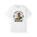 Cowgirl Boot Shirt St. Patrick's Day Ranch Gift Women Hand Drawn Tee Boot T-Shirt Luck Fan Illustrated Tshirt Farmhouse Graphic Classic Four