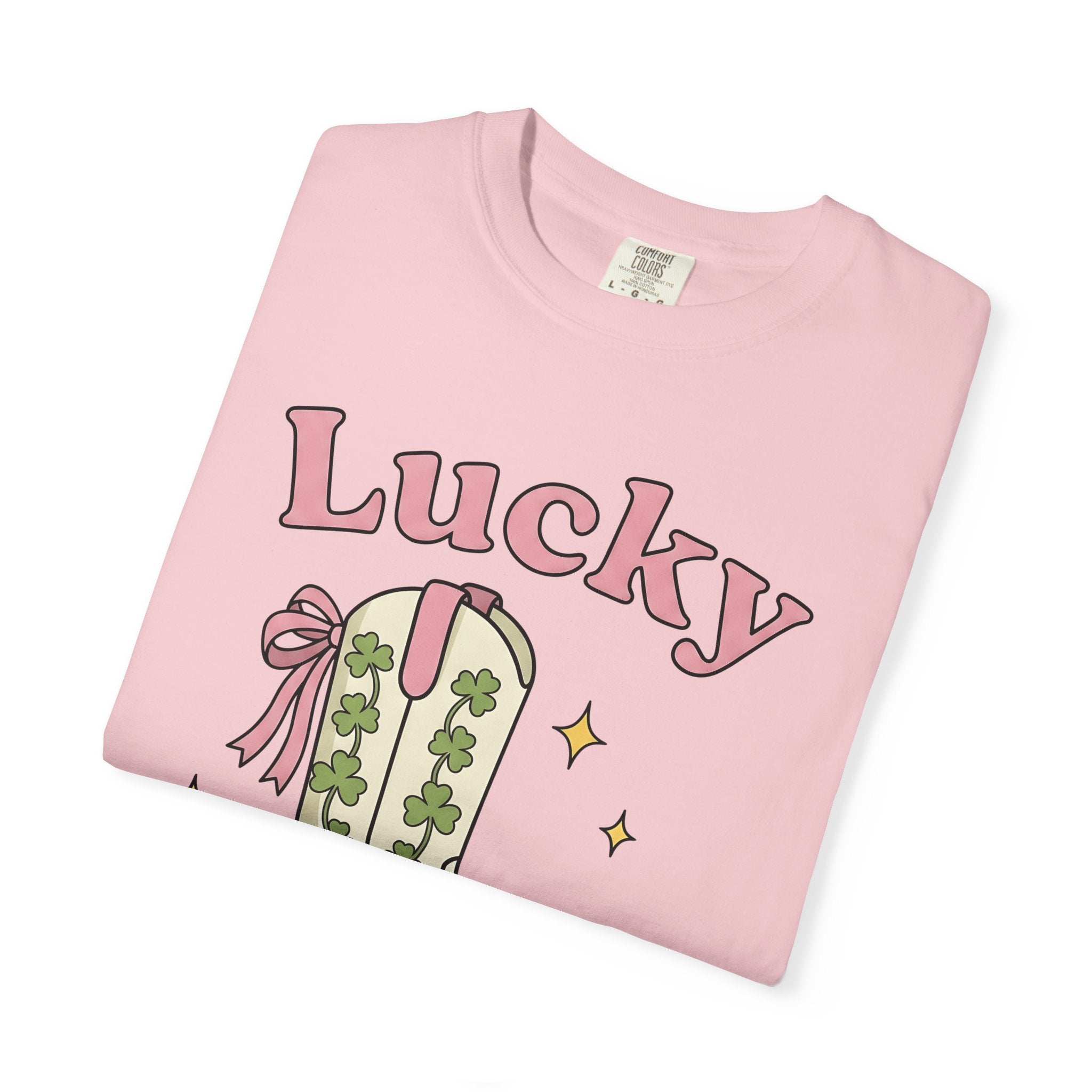 Cowboy Boot Shirt St Patrick's Day Ranch Gift Women Hand Drawn Tee Boot T-Shirt Patrick's Day Fan Illustrated Tshirt Farmhouse Graphic