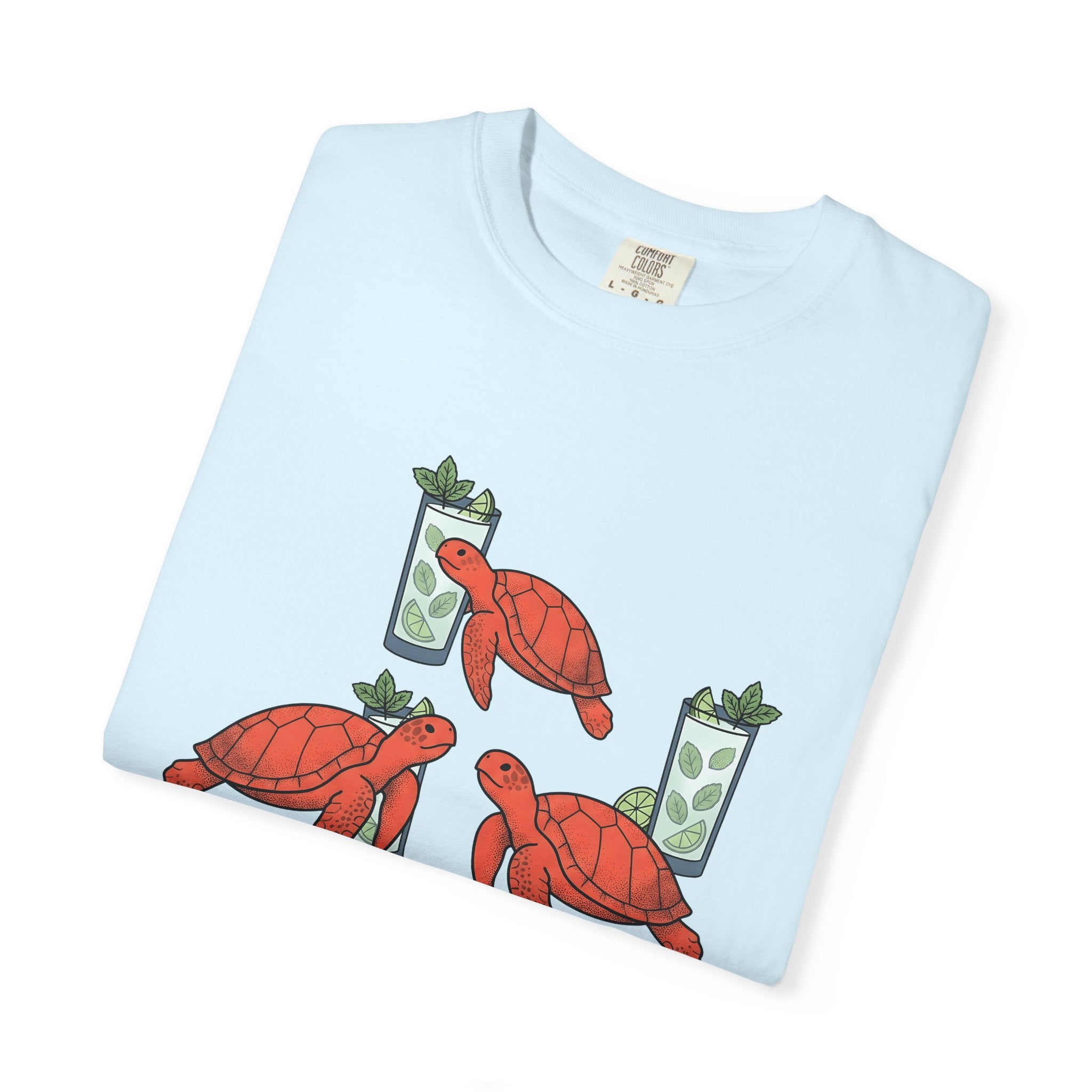 Sea Turtle Shirt Turtle Animal Gift Women Cartoon Tee Turtle T-Shirt Turtle Fan Turtle Graphic Retro Drink Tshirt