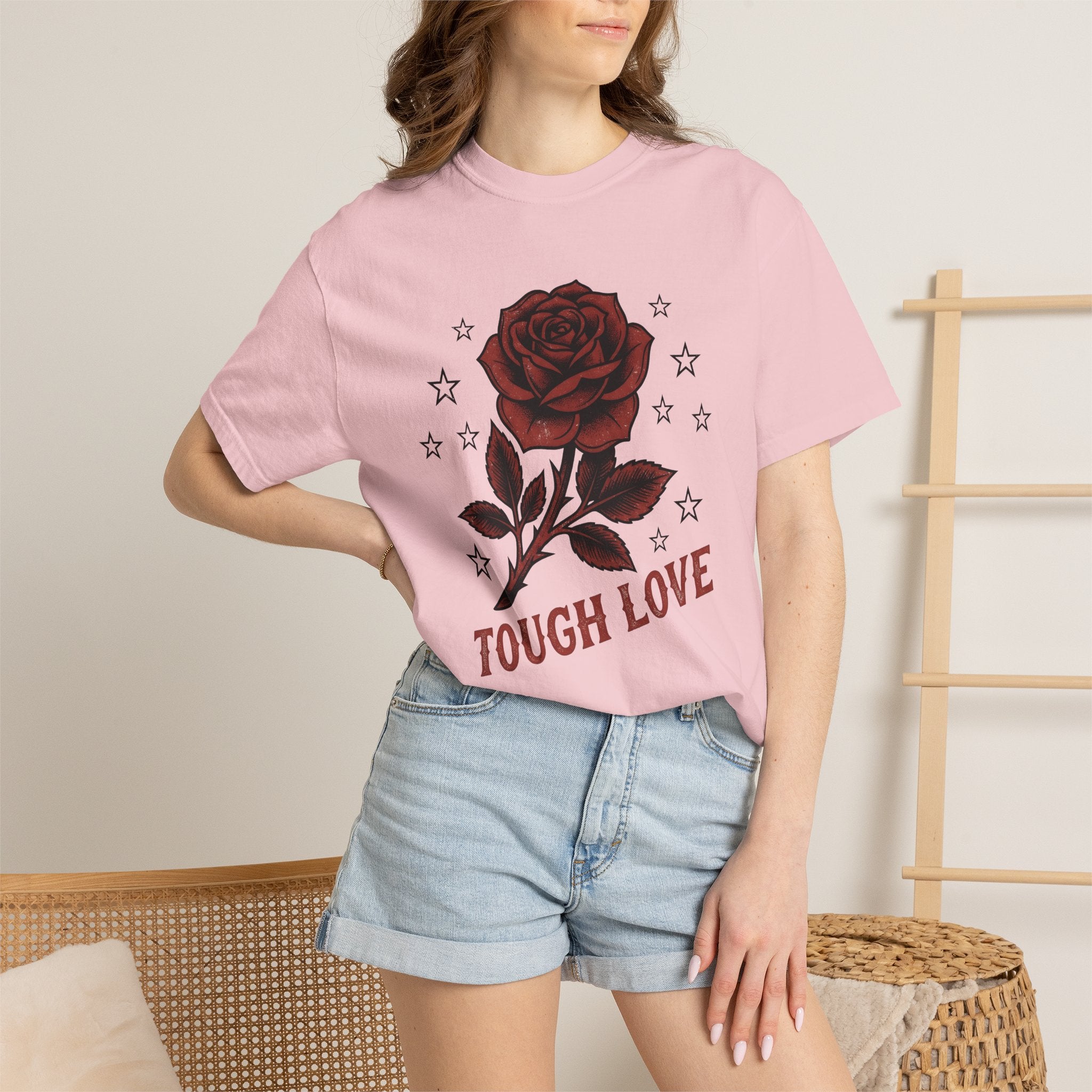 Floral Rose Shirt Cowgirl Cowboy Gift Women Body Art Tee Rose T-Shirt Cowgirl Fan Tattoo Tshirt Rodeo Graphic Aged Star Symbols Tshirt