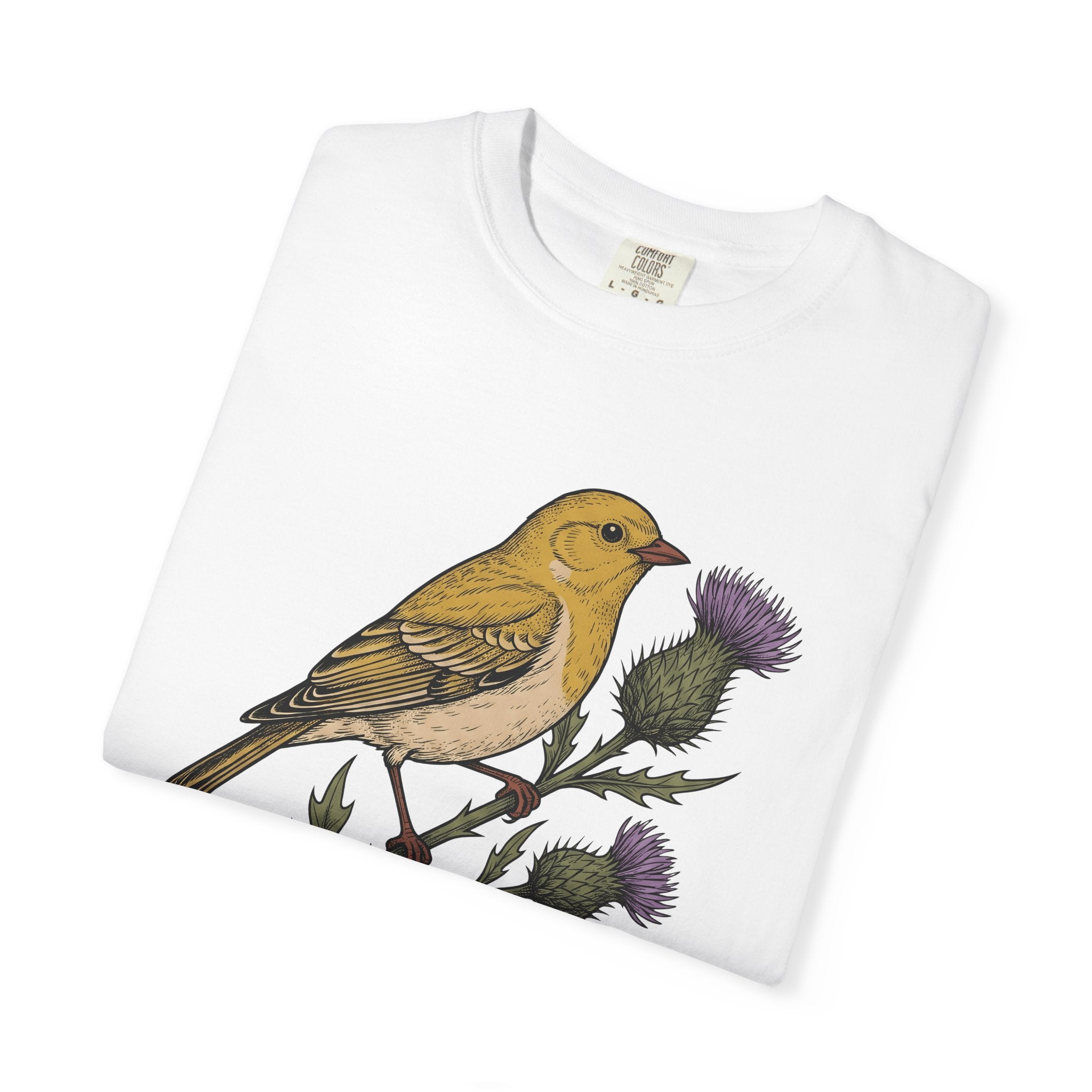 Yellow Warbler Shirt Bird Environment Gift Women Greenery Tee Warbler T-Shirt Birdwatcher Fan Botanical Tshirt Eco Graphic Traditional Plant