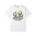 Octopus Graphic Shirt Animals Ocean Gift Women Vintage Tee Cephalopod T-Shirt Wildlife Fan Retro Tshirt Marine Graphic Hand Drawn Tentacles