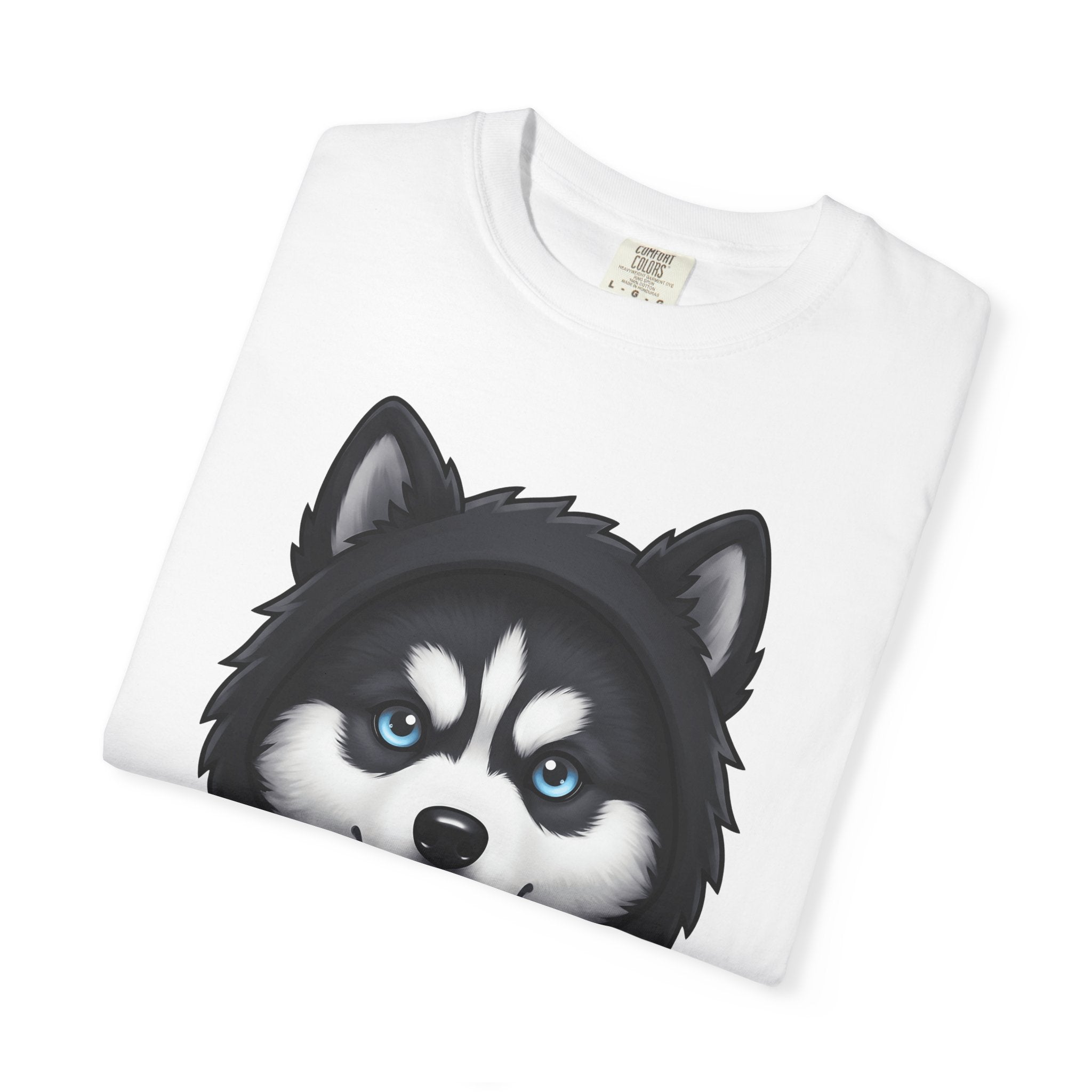Husky Puppy Shirt Dog Animal Gift Women Cute Tee Puppy T-Shirt Dog Fan Canine Graphic Tshirt Cartoon Hoodie Tshirt