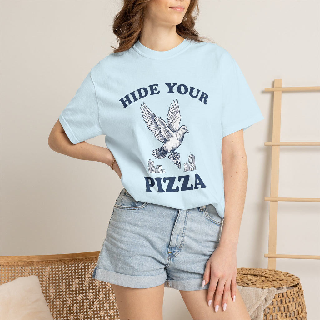 Pigeon Pie Shirt Funny Meal Gift Women Classic Tee Squab T-Shirt Humor Fan Vintage Tshirt Food Graphic Pencil Sketch City View Tshirt