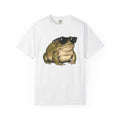 Frog Sunnies Shirt Animals Jokes Gift Women Line Art Tee Toad T-Shirt Creature Fan Toon Tshirt Funny Graphic Cartoon Glasses Tshirt