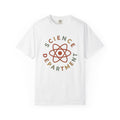 Atom Design Shirt Teacher Biology Gift Women Line Art Tee Atomic T-Shirt Educator Enthusiast Illustration Graphic Hand Drawn Ring Tshirt