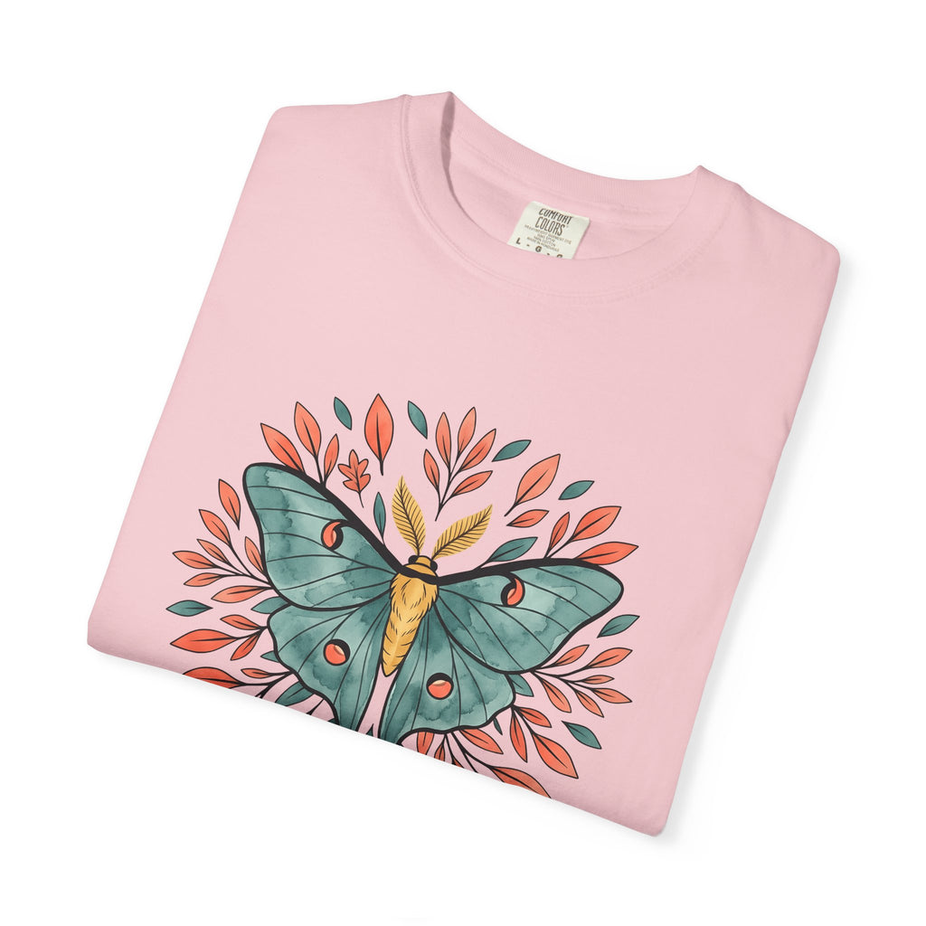 Luna Bug Shirt Boho Chic Environment Gift Women Brushstroke Tee Firefly T-Shirt Bohemian Fan Watercolor Tshirt Ecological Graphic Classic