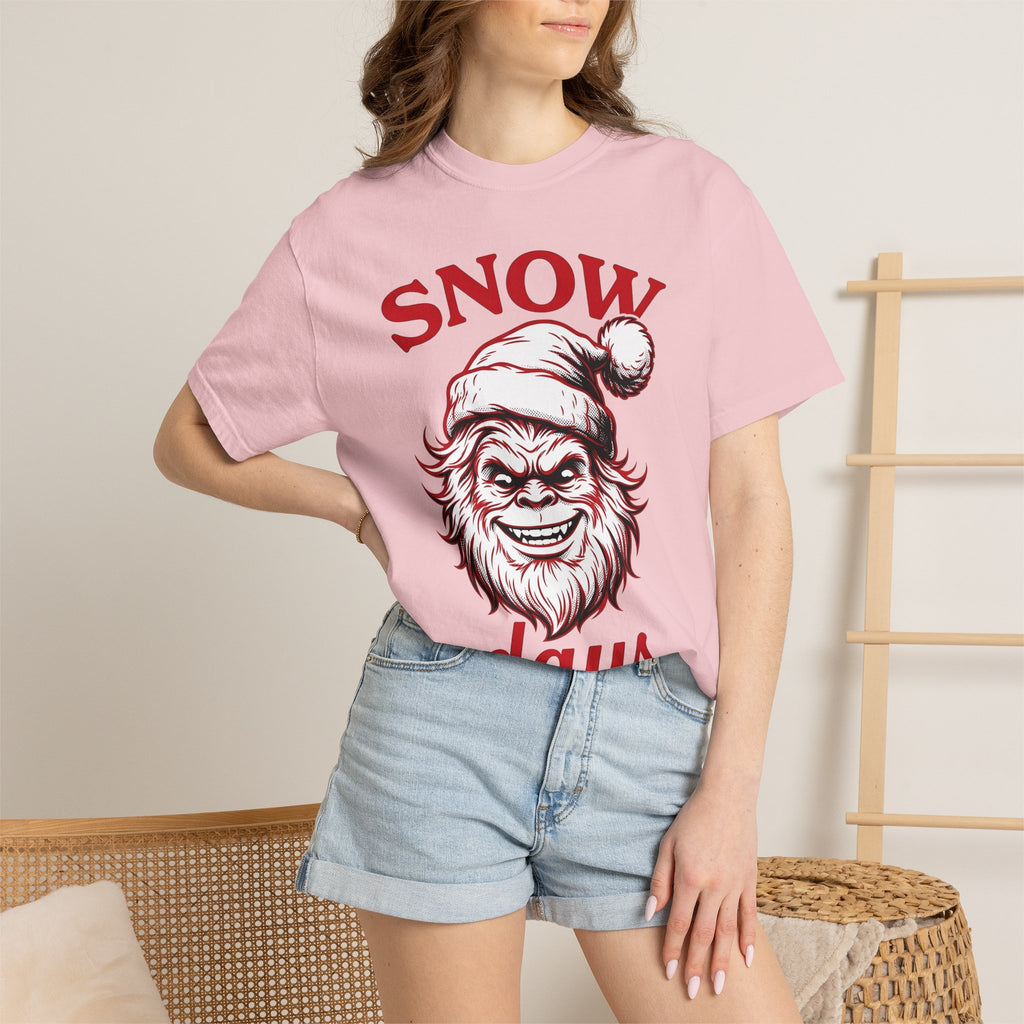 Mythical Santa Shirt Christmas Cold Gift Women Modern Art Tee Kris Kringle T-Shirt Christmas Fan Contemporary Art Tshirt Frosty Graphic Hand