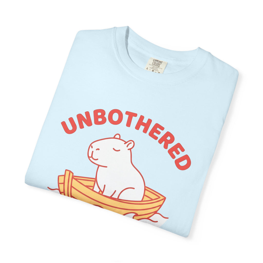 Capybara Canoe Shirt Funny Creatures Gift Women Charming Tee Rodent T-Shirt Humor Fan Cute Tshirt Animal Graphic Clean Sea Tshirt