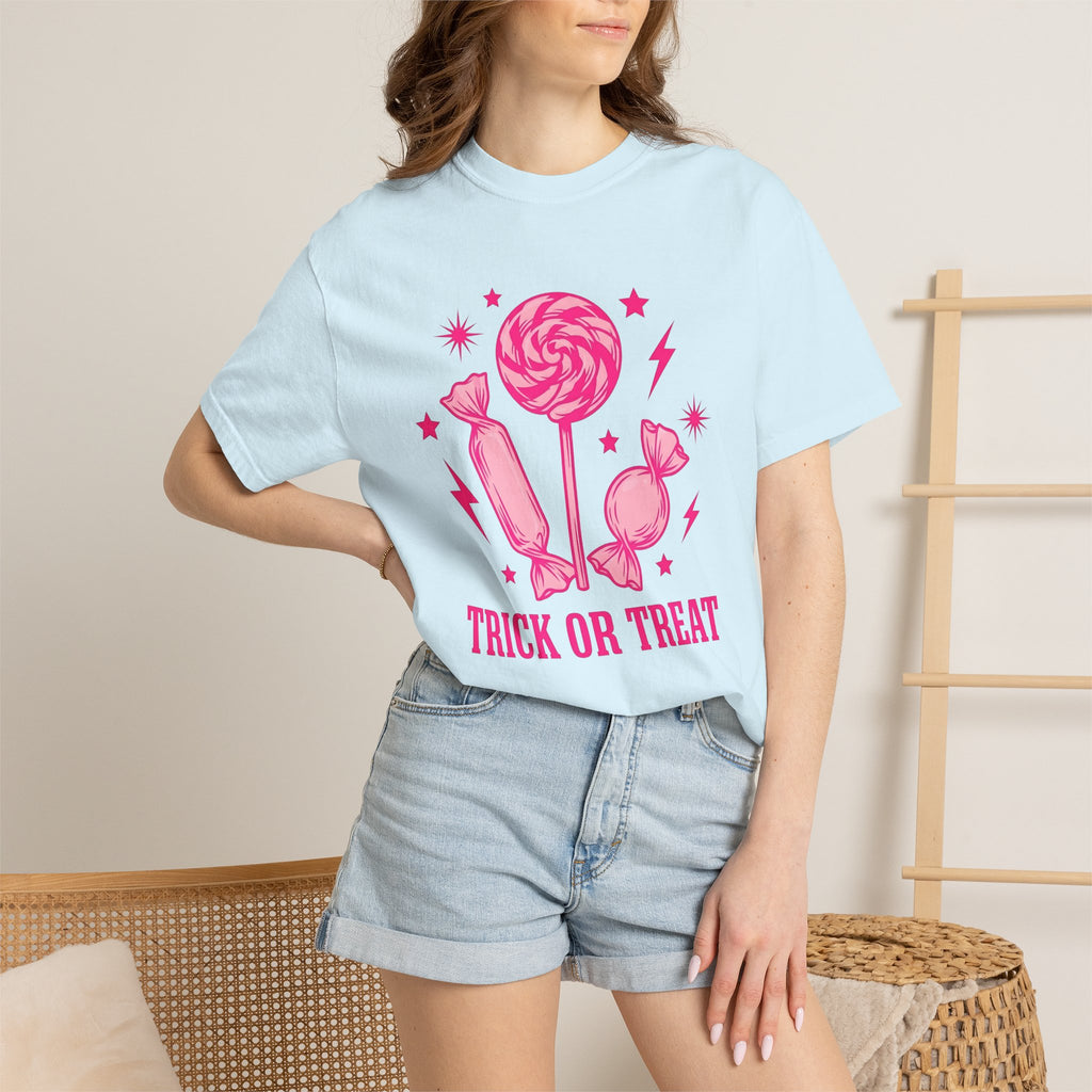 Candy Artwork Shirt Halloween Event Gift Women Colorful Tee Sweets T-Shirt Horror Fan Spooky Tshirt Party Graphic Classic Star Icons Tshirt