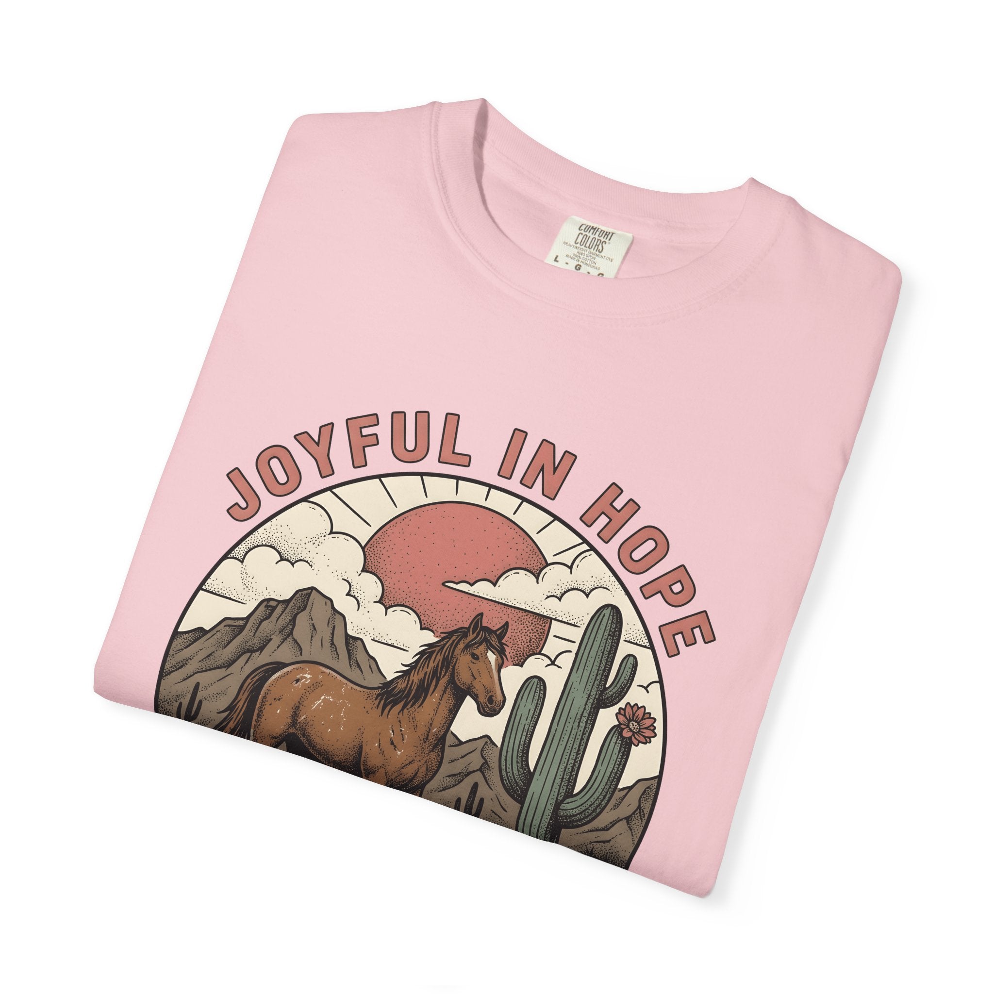 Horse Desert Shirt Western Nature Gift Women Vintage Tee Mustang T-Shirt Cowboy Fan Distressed Tshirt Environmental Graphic Retro Cactus
