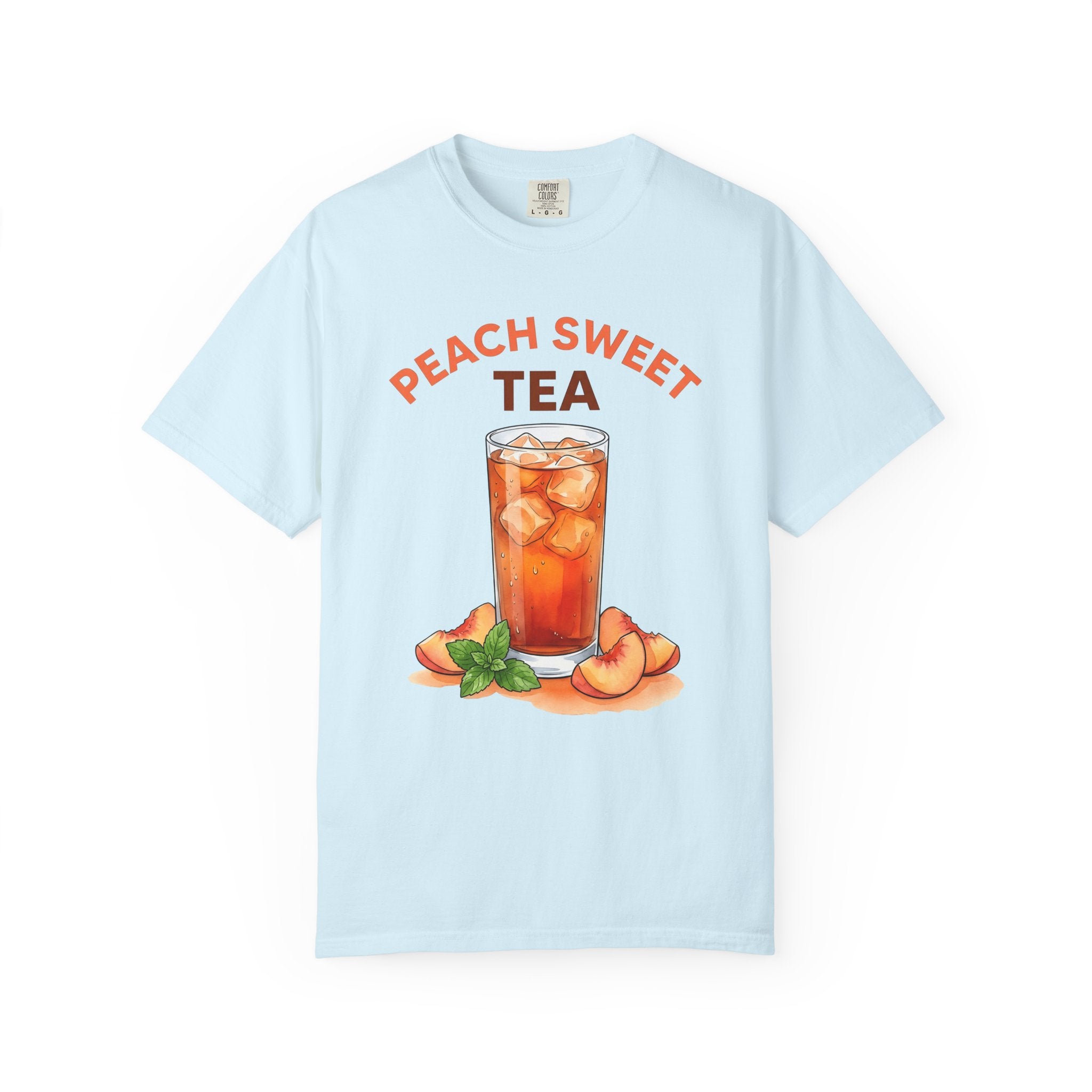 Chilled Tea Glass Shirt Drinks Travel Gift Women Gouache Tee Tea Glass T-Shirt Beverage Fan Watercolor Tshirt Adventure Graphic Line Art