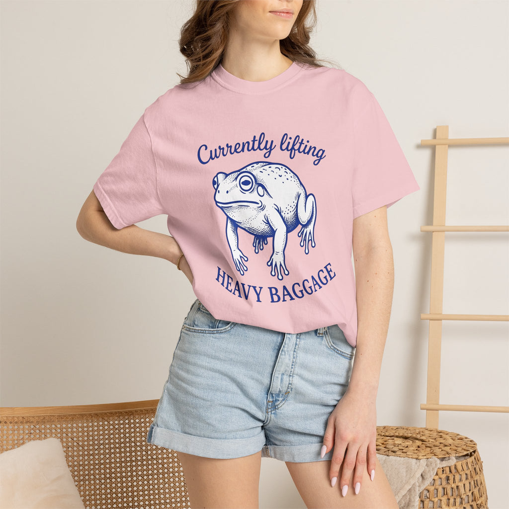 Frog Art Shirt Sports Exercise Gift Women Doodle Tee Toad T-Shirt Athlete Enthusiast Cartoon Tshirt Fitness Graphic Classic Joke Tshirt