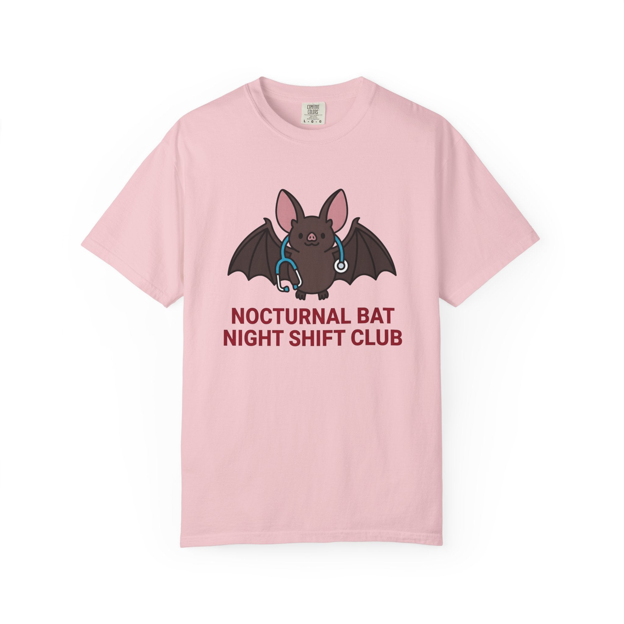 Bat Health Monitor Shirt Nurses Overnight Shift Gift Women Sweet Tee Health Tracker T-Shirt Nurse Practitioner Enthusiast Cute Tshirt Night