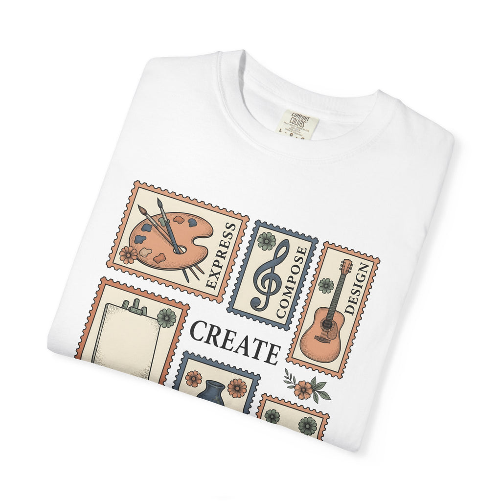 Artist Supplies Bundle Shirt Teacher Crafts Gift Women Retro Tee Art Kit T-Shirt Educator Enthusiast Vintage Tshirt Crafting Graphic Sketch