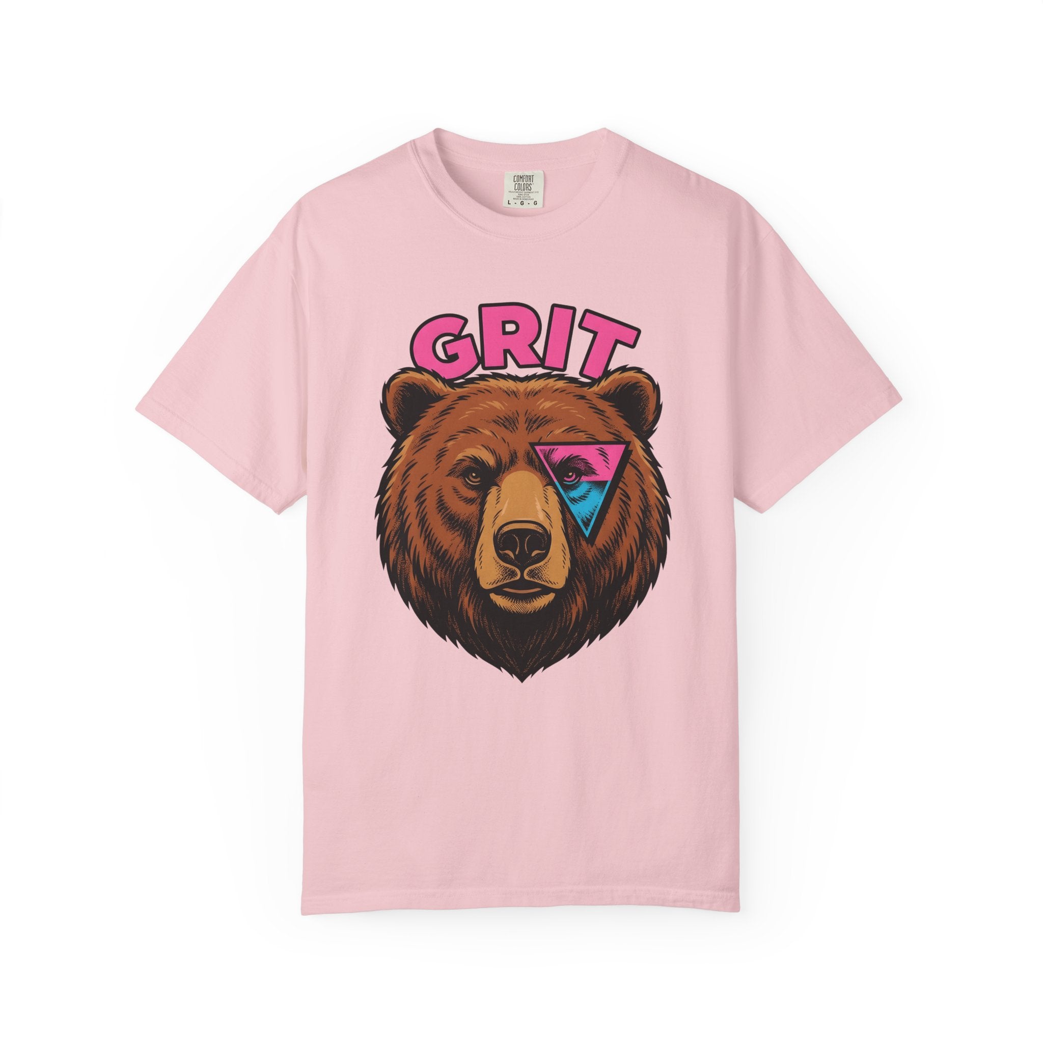 Bear Head Shirt Animals Wildlife Gift Women Modern Graphic Tee Bear T-Shirt Animal Fan Graphic Tshirt Wildlife Graphic Classic Triangle Form