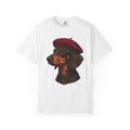 Dachshund Dog Shirt Dog Creatures Gift Women Natural Tee Wiener Dog T-Shirt Dog Fan Doxie Graphic Tshirt Hand Drawn Cap Tshirt