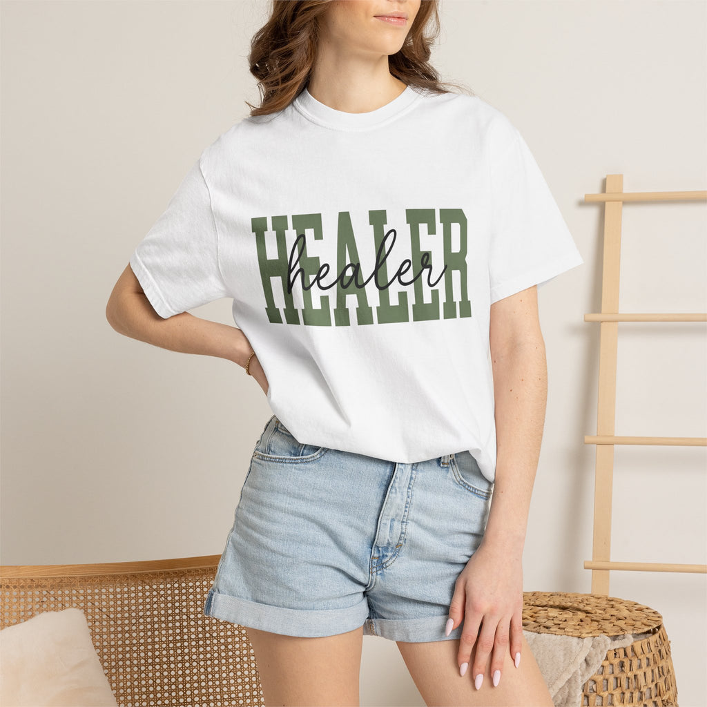 Strong Typography Art Shirt Nurses Health Gift Women Motivational Tee Typography T-Shirt Nurse Enthusiast Inspirational Tshirt Wellness