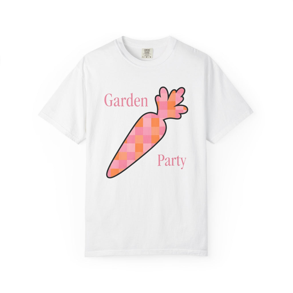 Tartan Carrot Shirt Easter Botany Gift Women Vintage Tee Carrot Top T-Shirt Easter Fan Retro Tshirt Floral Graphic Sleek Muted Plaid Motif