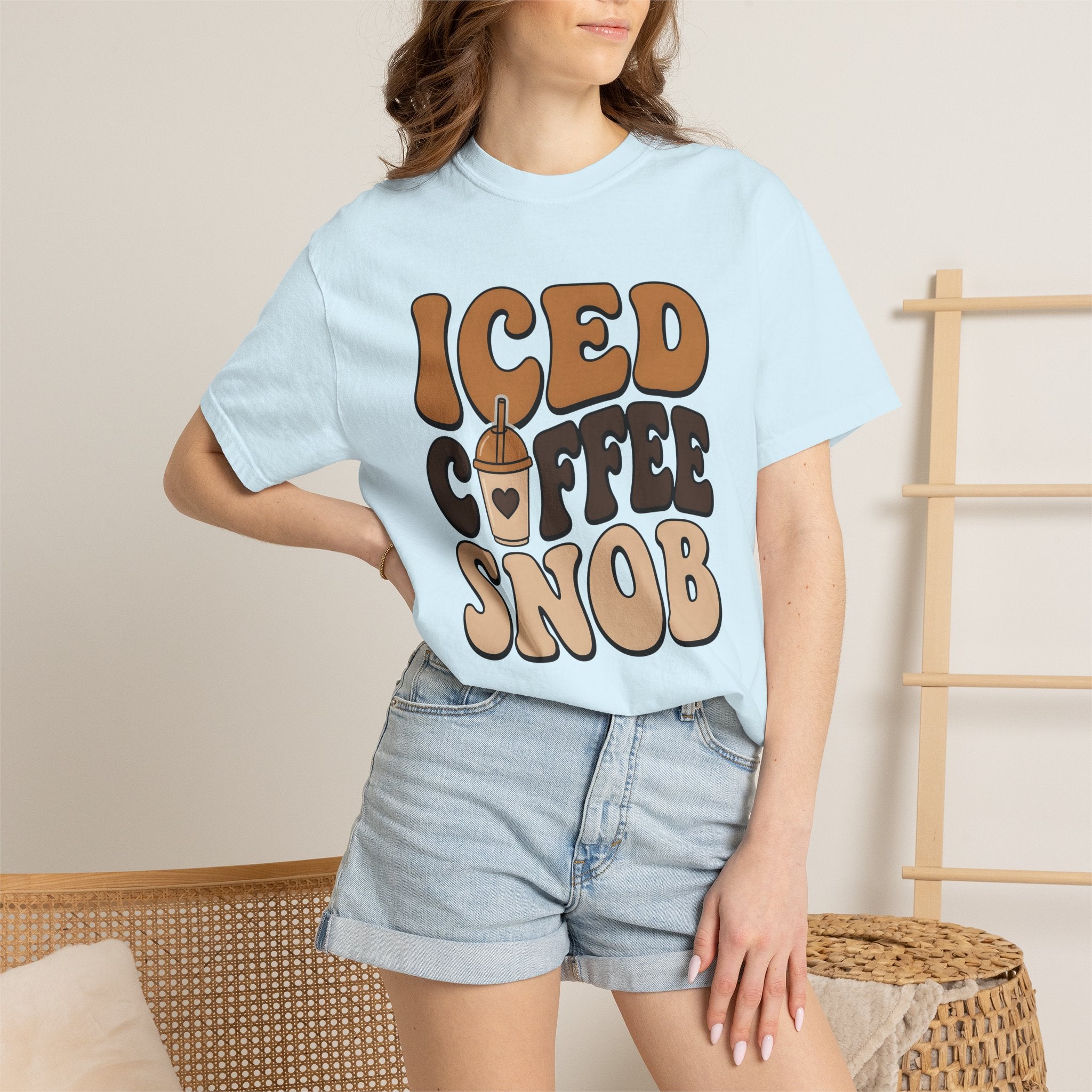 Cold Brew Cup Shirt Coffee Liquid Gift Women Retro Tee Cold Brew T-Shirt Coffee Fan Vintage Tshirt Fluid Graphic Sketch Romance Icon Tshirt