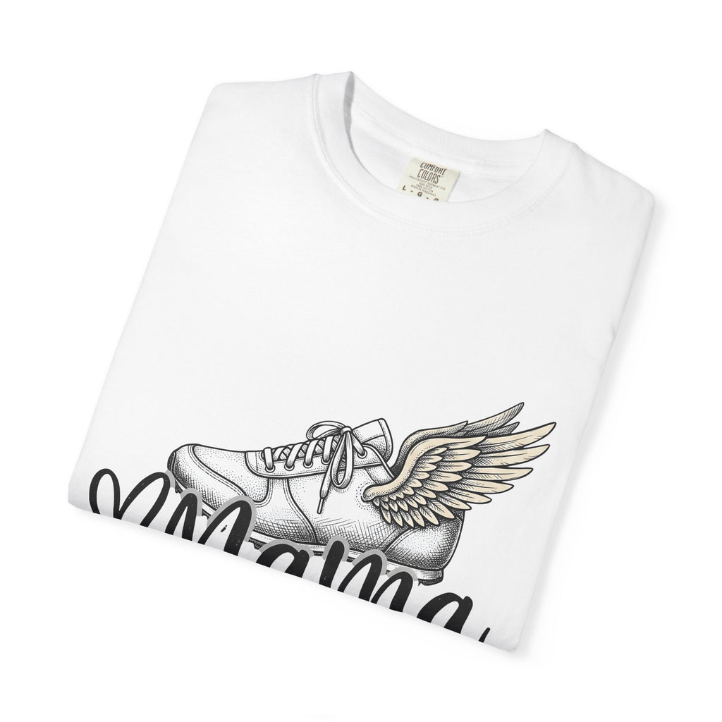 Winged Sneaker Shirt Moms Fitness Gift Women Hand Drawn Tee Sneakers T-Shirt Mother Enthusiast Illustrated Graphic Athlete Design Vintage