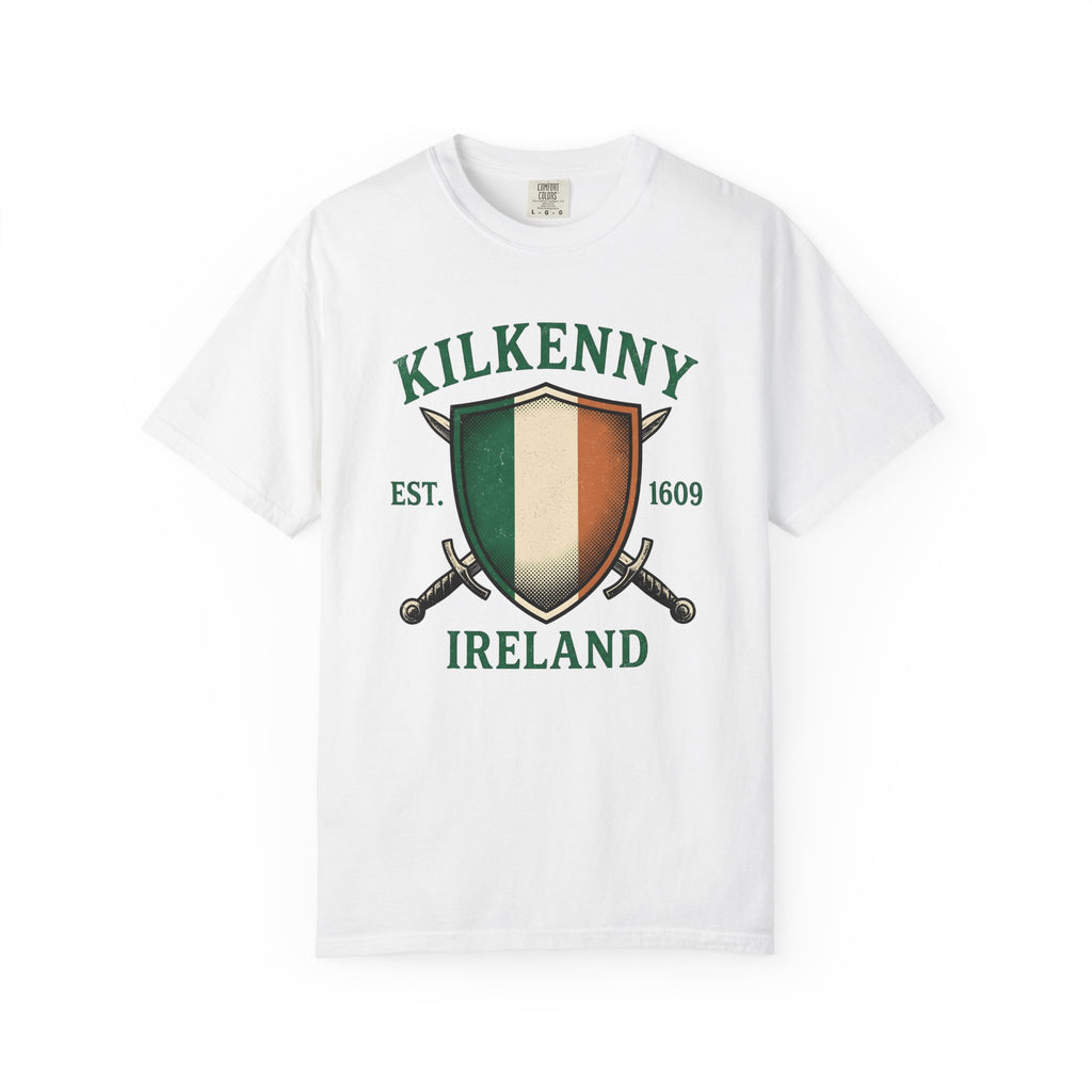 Irish Coat Shield Shirt St Patrick's Day Lineage Gift Women Hand Drawn Tee Crest T-Shirt Heritage Enthusiast Heraldic Tshirt Family Graphic