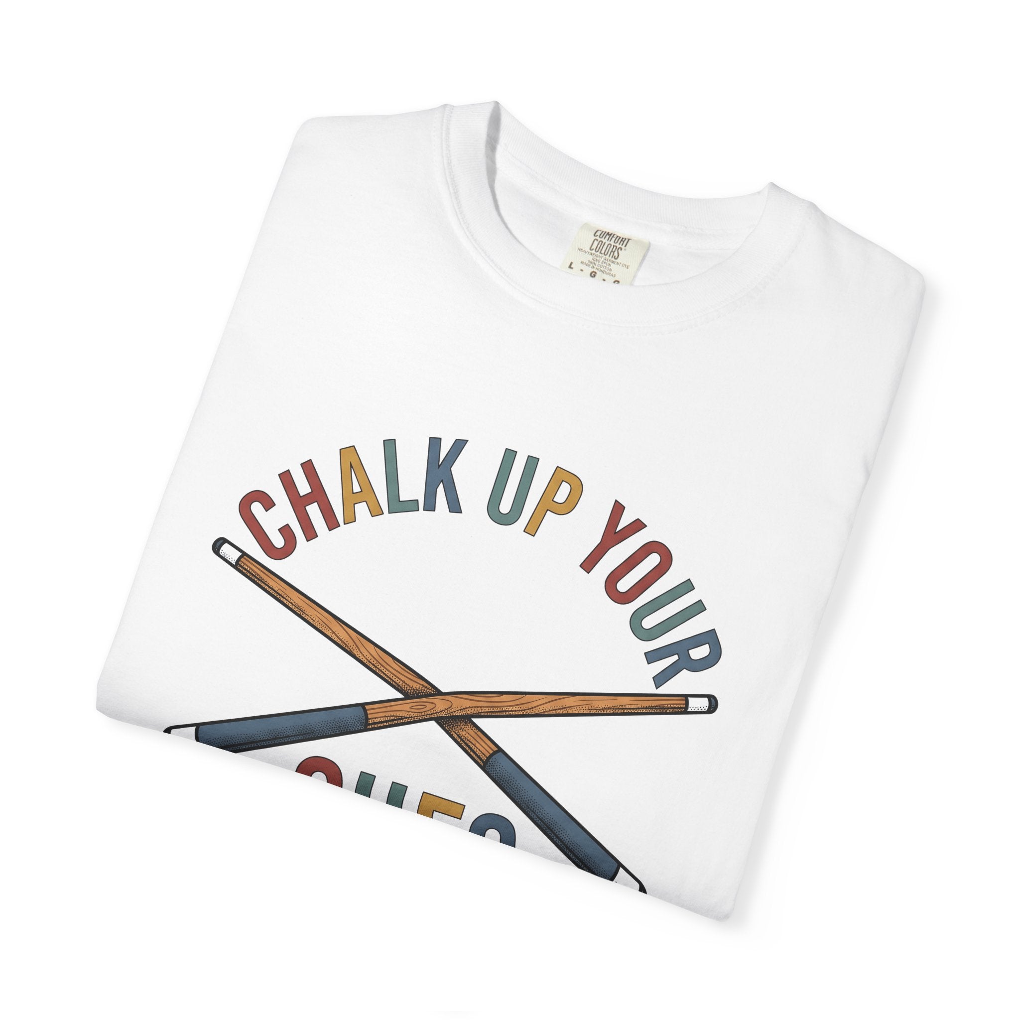 Pool Cues Shirt Billiards Game Gift Women Hand Drawn Tee Billiard Cue T-Shirt Billiard Fan Hand Drawn Tshirt Gaming Graphic Vintage Crossed