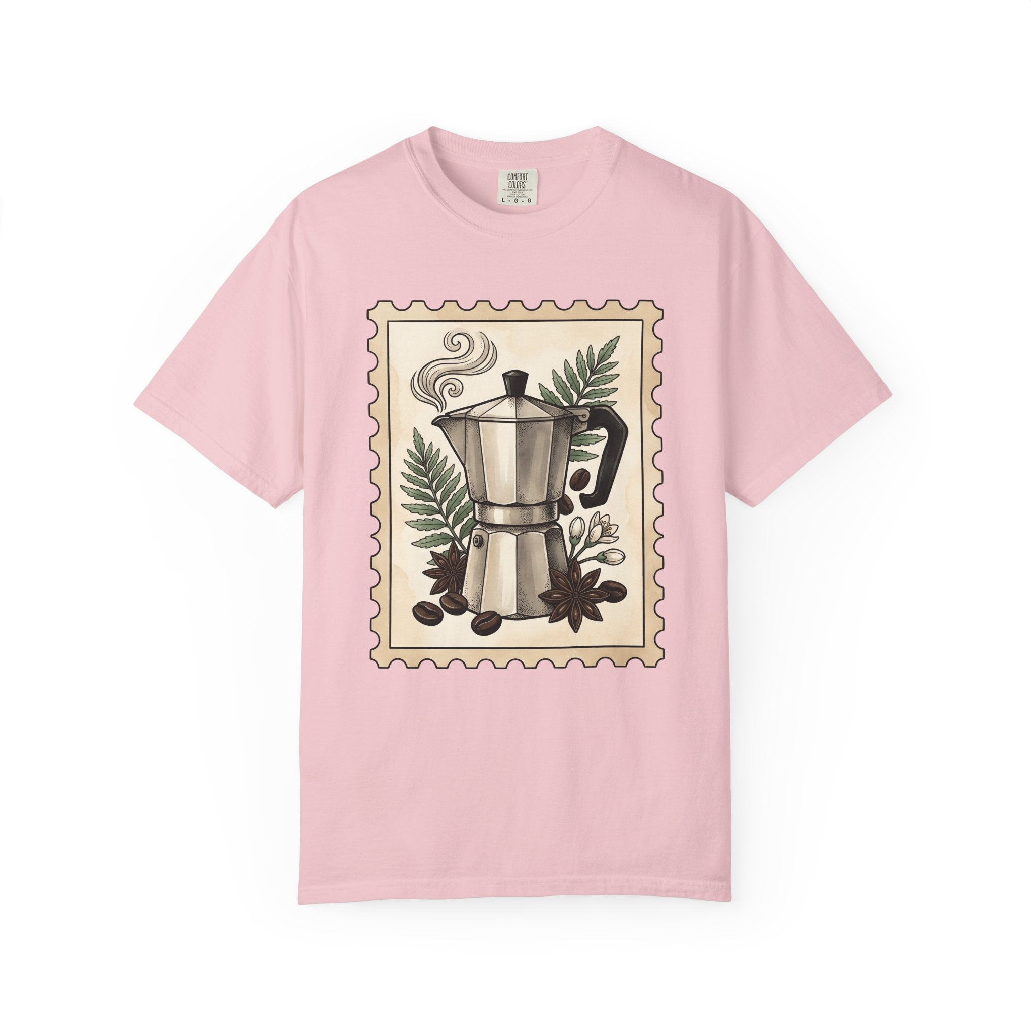 Coffee Brewer Shirt Coffee Cuisine Gift Women Sketch Tee Coffee Maker T-Shirt Coffee Fan Coffee Art Tshirt Food Graphic Garden Roasted