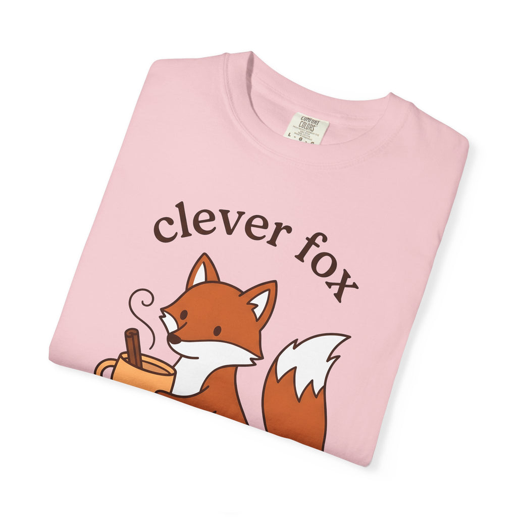 Fox Tea Mug Shirt Coffee Critter Gift Women Kawaii Tee Mug T-Shirt Coffee Fan Animal Graphic Tshirt Sleek Cinnamon Tshirt