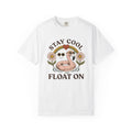 Flamingo Pool Float Shirt Sports Beach Gift Women Nostalgic Tee Inflatable T-Shirt Athlete Fan Coastal Graphic Tshirt Classic Sunflower