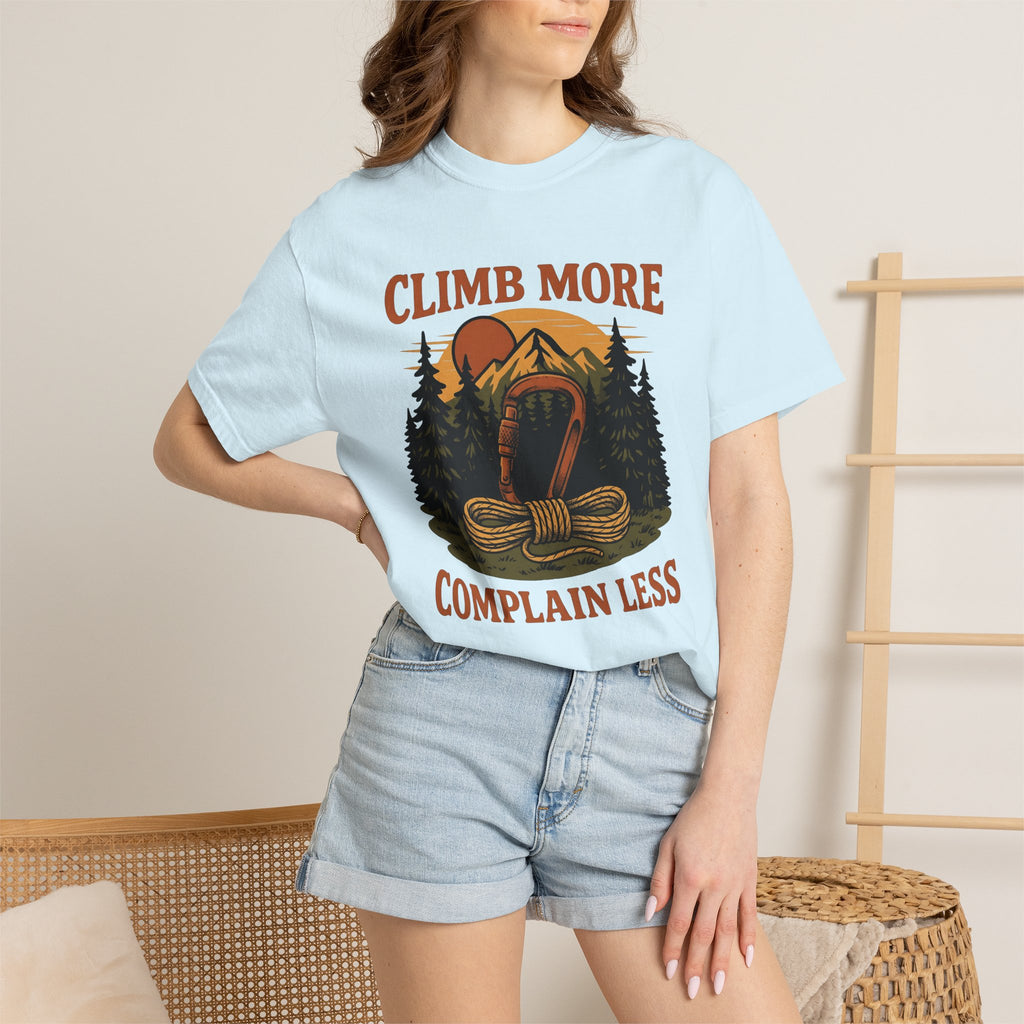 Climbing Gear Shirt Climbing Adventure Gift Women Vintage Tee Climbing Equipment T-Shirt Climber Enthusiast Retro Tshirt Expedition Graphic