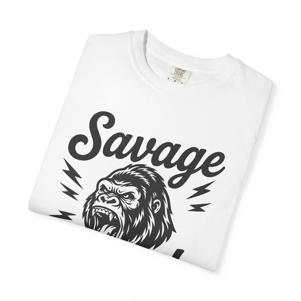 Ape Head Shirt Animals Outdoors Gift Women Pop Art Tee Monkey T-Shirt Wildlife Fan Primal Graphic Tshirt Classic Lightning Streaks Tshirt