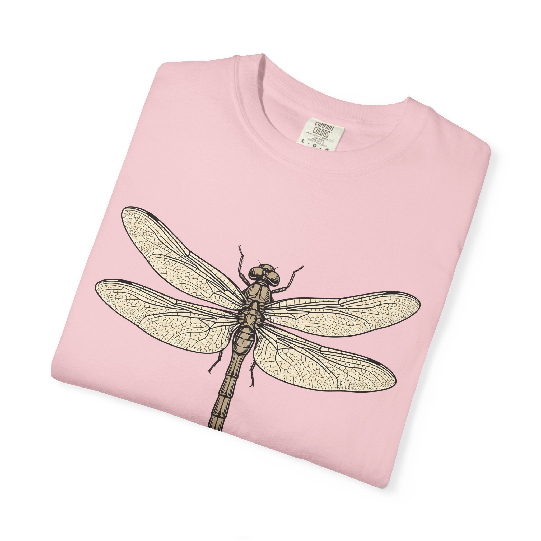 Dragonfly Shirt Insect Wildlife Gift Women Watercolor Tee Damselfly T-Shirt Bug Enthusiast Watercolour Tshirt Nature Graphic Hand Drawn