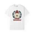 White Bear Shirt Christmas Wildlife Gift Women Sketch Tee Polar Bear T-Shirt Xmas Fan Arctic Animal Graphic Tshirt Retro Winter Flakes