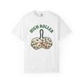 Shamrock Dice Shirt St Patrick's Day Casino Gift Women Cartoon Tee Lucky Charm T-Shirt St Patricks Fan Comic Tshirt Gambling Graphic Retro
