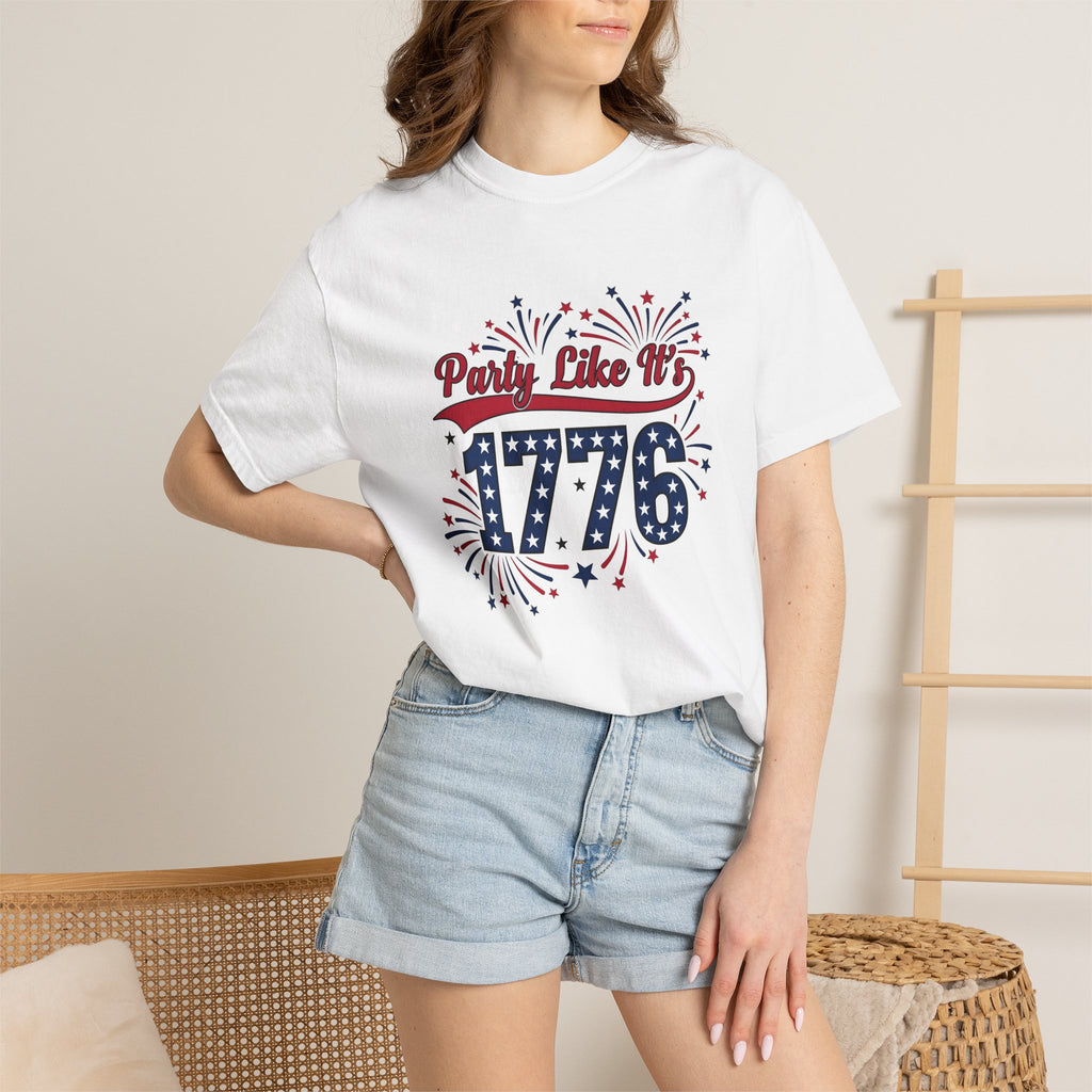 American Numbers Shirt 4Th Of July Event Gift Women Statement Graphic Tee Numerals T-Shirt Independence Day Fan Typography Tshirt Party