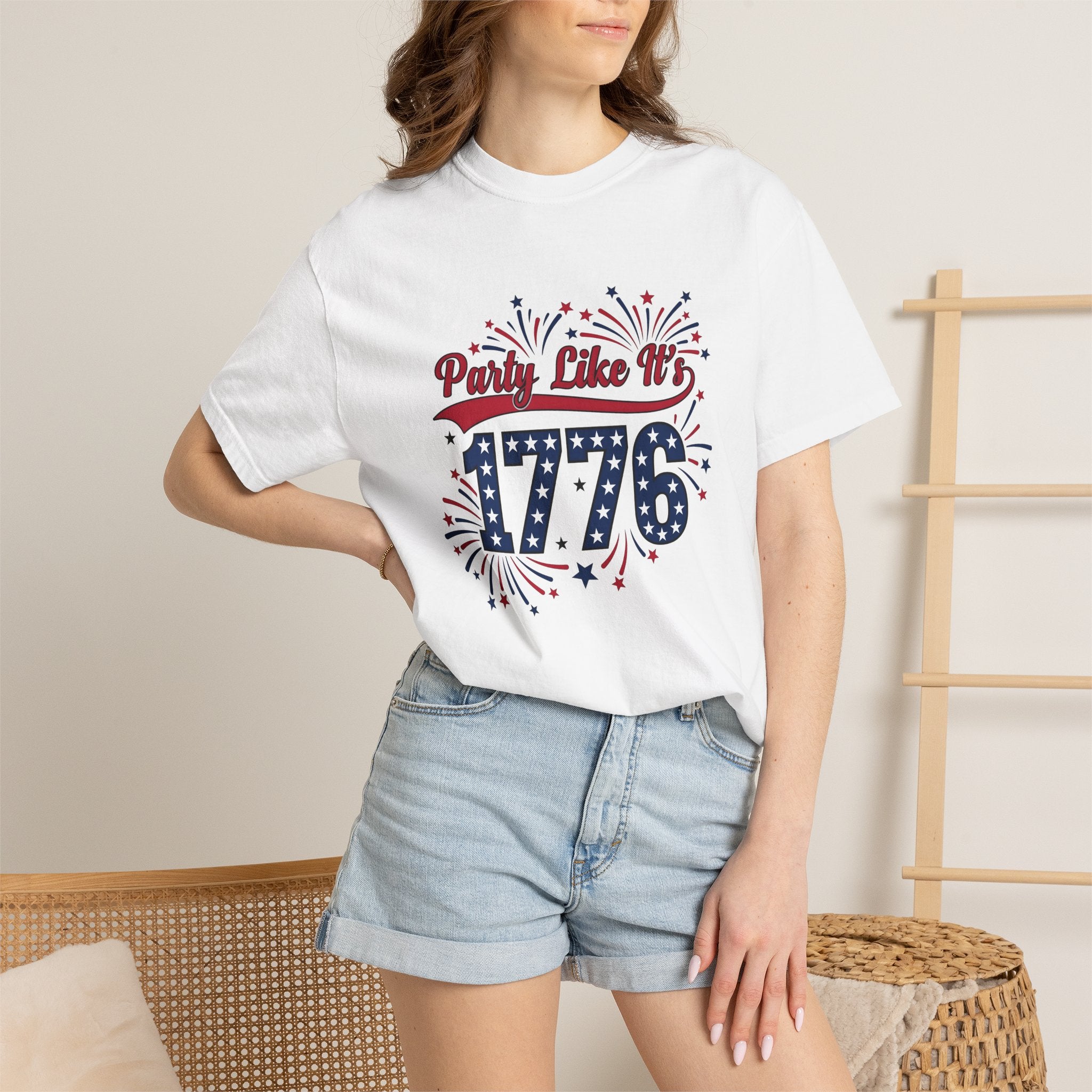 American Numbers Shirt 4Th Of July Event Gift Women Statement Graphic Tee Numerals T-Shirt Independence Day Fan Typography Tshirt Party
