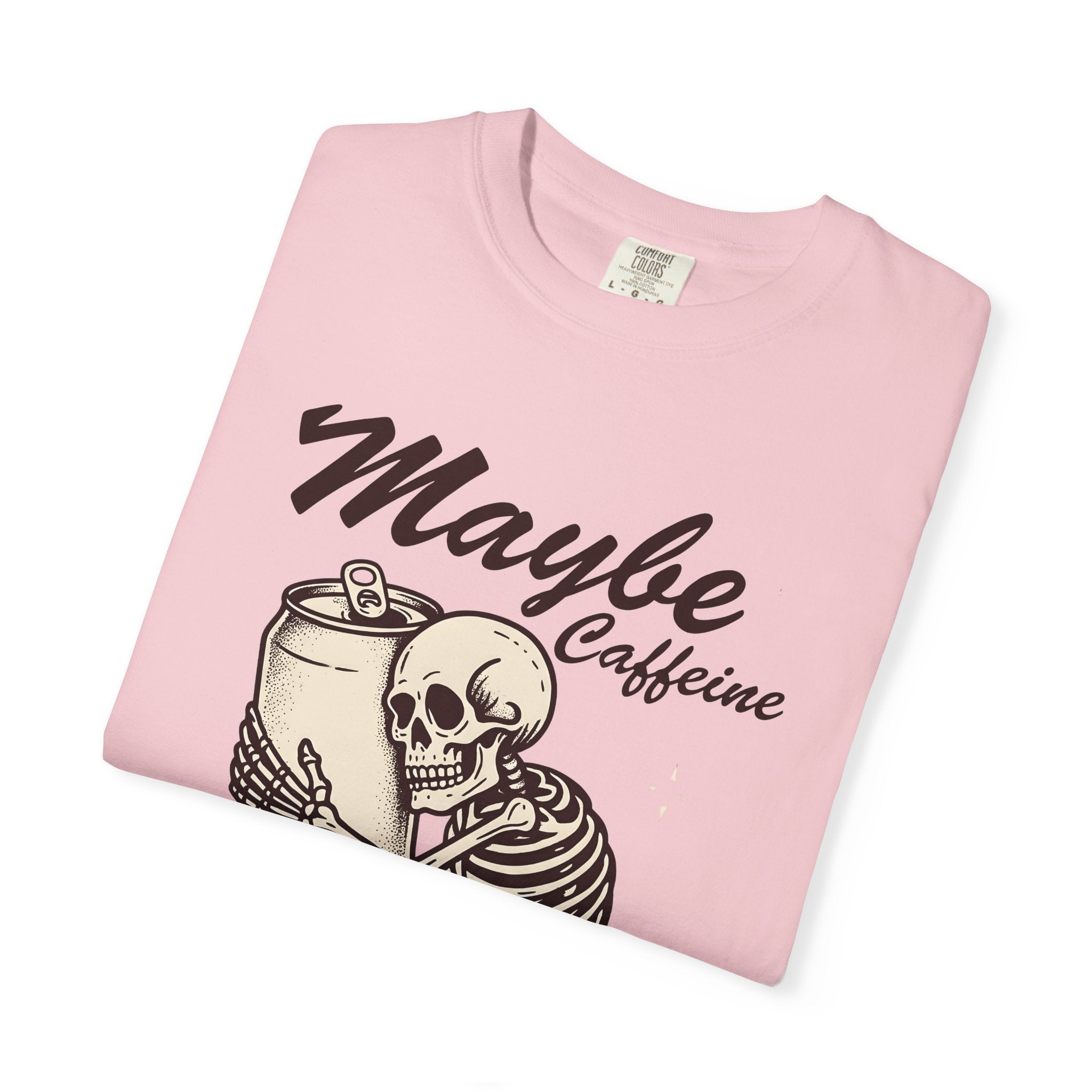 Skeleton Drink Can Shirt Funny Latte Gift Women Classic Tee Beer Can T-Shirt Humor Fan Vintage Tshirt Coffee Graphic Doodle Stars Tshirt