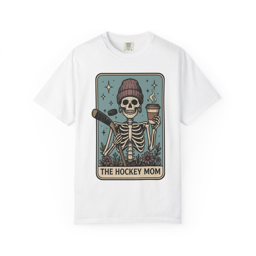 Skeleton Hockey Shirt Moms Games Gift Women Illustrative Tee Hockey T-Shirt Mom Fan Hockey Art Tshirt Gaming Graphic Classic Coffee Mug