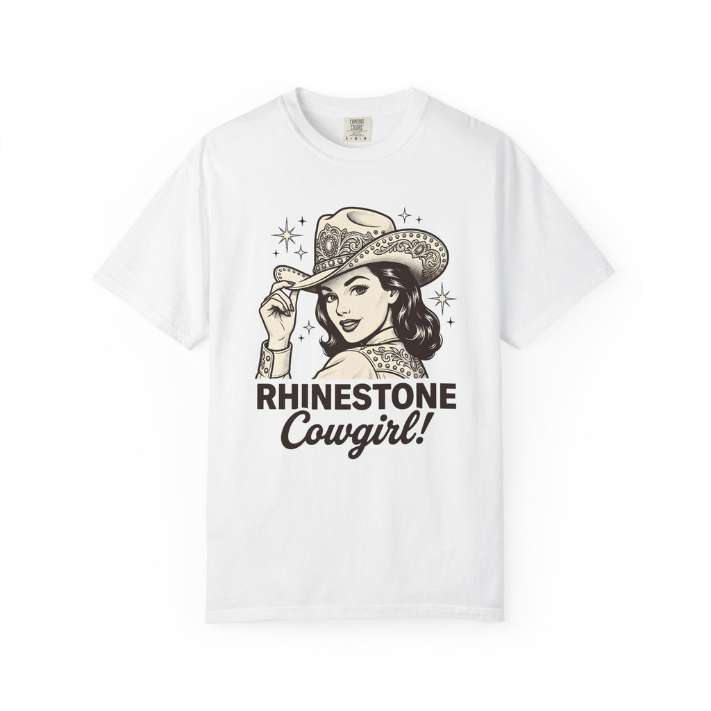 Cowgirl Portrait Shirt Cowgirl Western Gift Women Vintage Tee Cowgirl T-Shirt Rodeo Fan Rustic Tshirt Country Graphic Retro Stars Tshirt