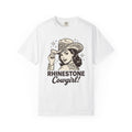 Cowgirl Portrait Shirt Cowgirl Western Gift Women Vintage Tee Cowgirl T-Shirt Rodeo Fan Rustic Tshirt Country Graphic Retro Stars Tshirt