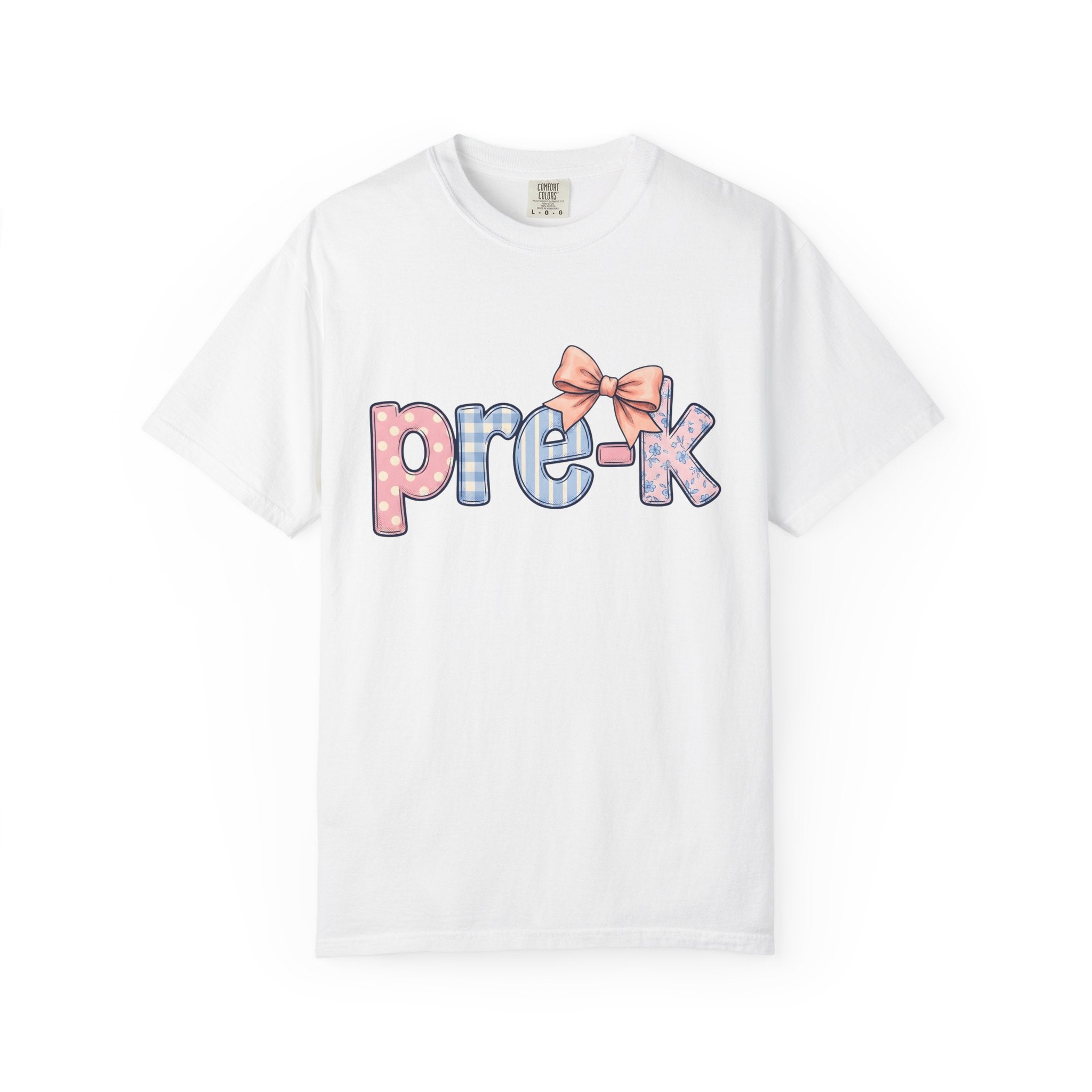 Pastel Bow Motif Shirt Teachers Learning Gift Women Playful Tee Bow T-Shirt Educator Enthusiast Whimsical Tshirt Educational Graphic