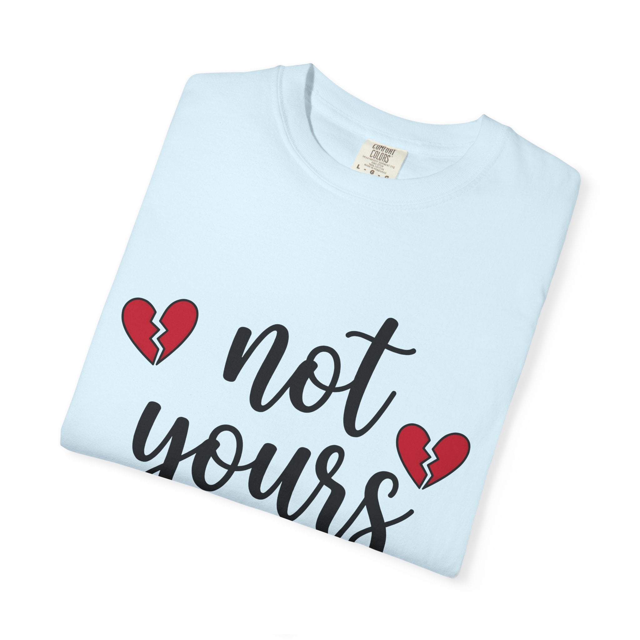 Fractured Heart Shirt St. Valentine's Day Split Gift Women Cartoon Tee Broken Heart T-Shirt Valentine Fan Comic Tshirt Separation Graphic