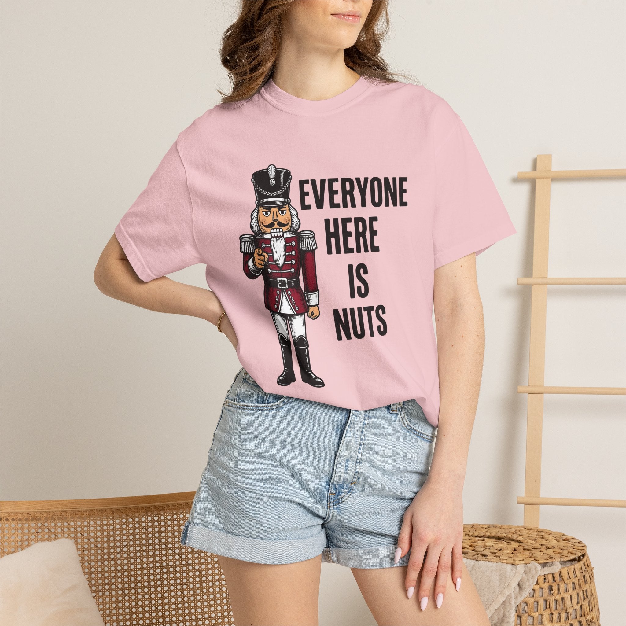 Nutcracker Soldier Shirt Christmas Humor Gift Women Vintage Tee Toy Soldier T-Shirt Xmas Fan Retro Tshirt Funny Graphic Hand Drawn Uniform