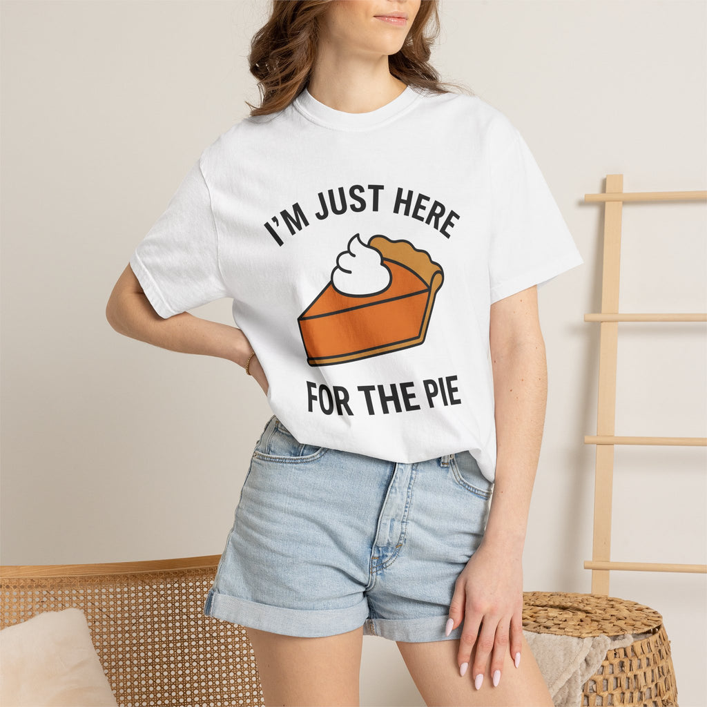 Pie Pumpkin Shirt Thanksgiving Meal Gift Women Flat Design Tee Pumpkin Pie T-Shirt Turkey Fan Pumpkin Pie Tshirt Dinner Graphic Classic
