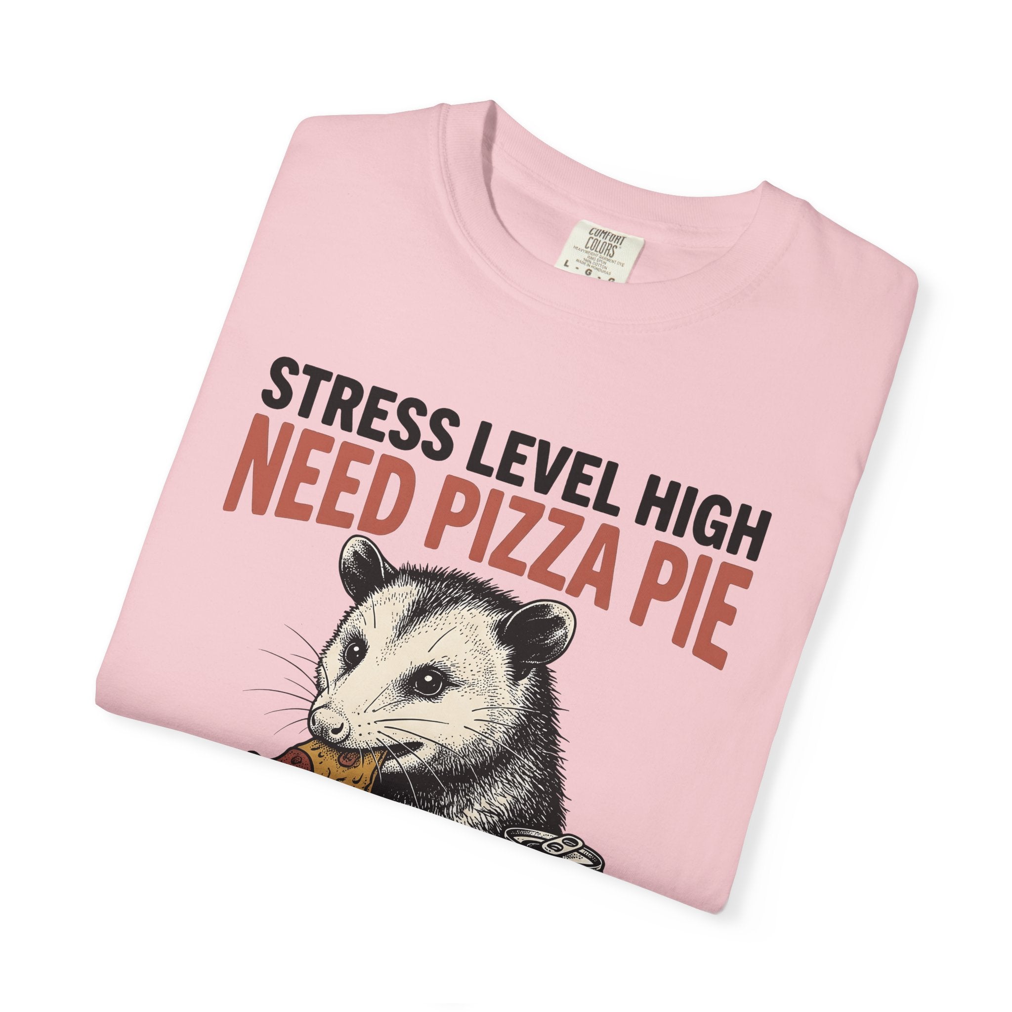 Opossum Pie Shirt Funny Pet Gift Women Cartoon Tee Possum T-Shirt Comedian Fan Humor Tshirt Animal Graphic Sketch Soft Drink Tshirt