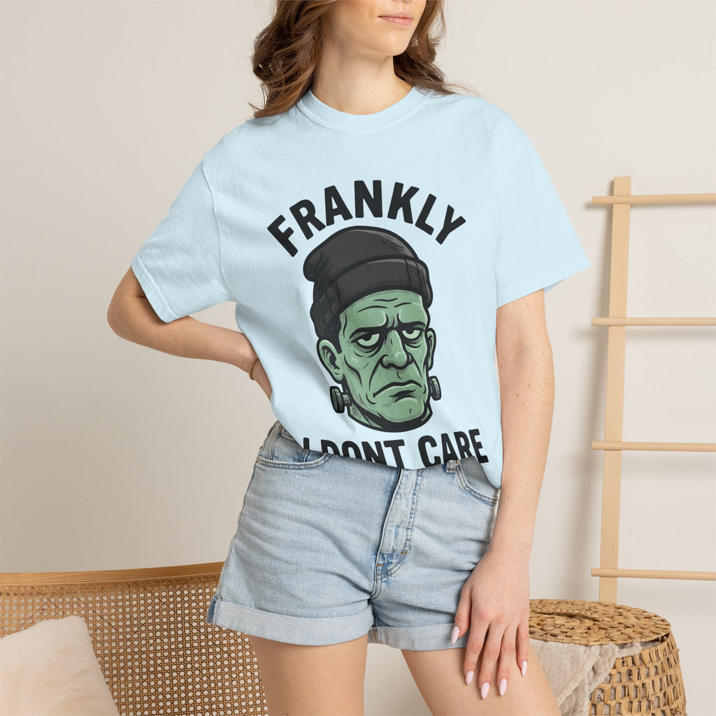 Frankenstein Creature Shirt Halloween Thriller Gift Women Comic Tee Monster T-Shirt Horror Fan Comic Art Tshirt Suspense Graphic Retro Knit